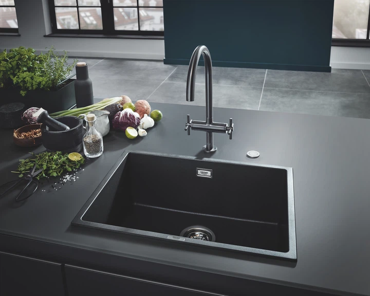 Композитна мийка для кухні Grohe K700U (31653AP0) (00149554) - Фото 3 Композитна мийка для кухні Grohe K700U (31653AP0) (00149554) - зображення 3