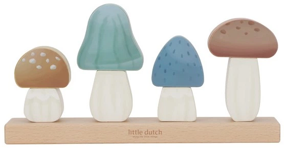 Układanka Little Dutch Forest Friends FSC Grzybki (LD7230) (8713291772304) - Zdjęcie 2 Układanka Little Dutch Forest Friends FSC Grzybki (LD7230) (8713291772304) - obraz 2