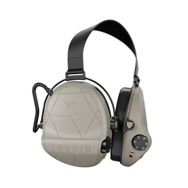 Навушники тактичні активні Sordin Supreme T2 Neckband Tan IPX8 SNR 29 4 режими звуку з кріпленням під шолом (303005-20P) - зображення 2