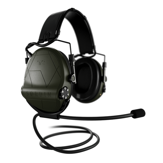 Наушники тактические активные Sordin Supreme T2 Headband Green IP68 SNR 29 4 режима звука (303006-10P) - изображение 3