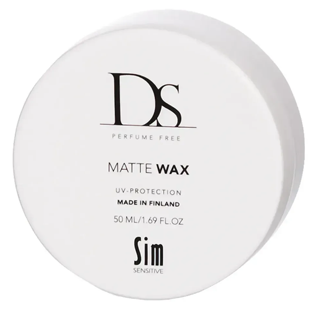 Матовий віск для волосся з гнучкою фіксацією Sim Sensitive DS Matte Wax 50 мл - зображення 2