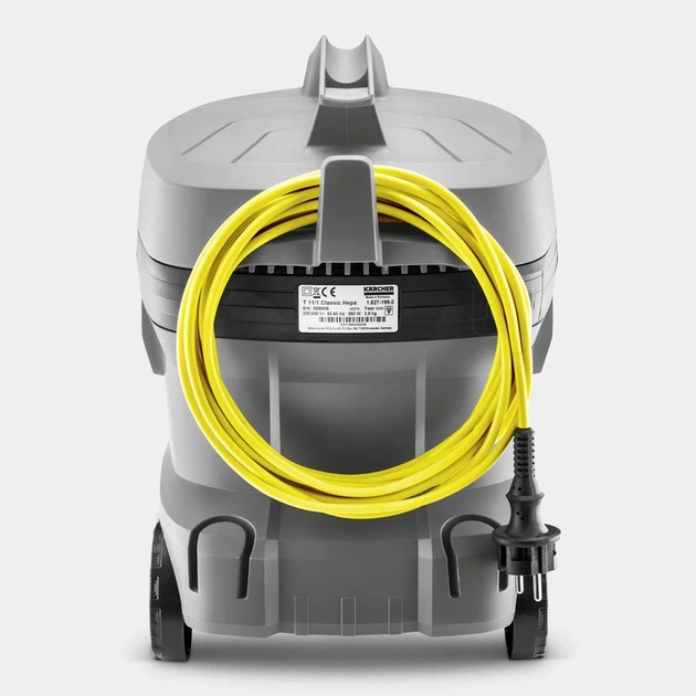 Пилосос професійний Karcher T 11/1 Classic, 850Вт, 235мБар, контейнер 11л, 3,9кг (00113518) - Фото 5 Пилосос професійний Karcher T 11/1 Classic, 850Вт, 235мБар, контейнер 11л, 3,9кг (00113518) - изображение 5