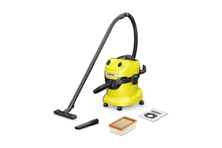 Пилосос професійний Karcher WD 4 V-20/5/22, 1000Вт контейнер 20л, 6,8кг (00113530) - Фото 1 Пилосос професійний Karcher WD 4 V-20/5/22, 1000Вт контейнер 20л, 6,8кг (00113530) - зображення 1