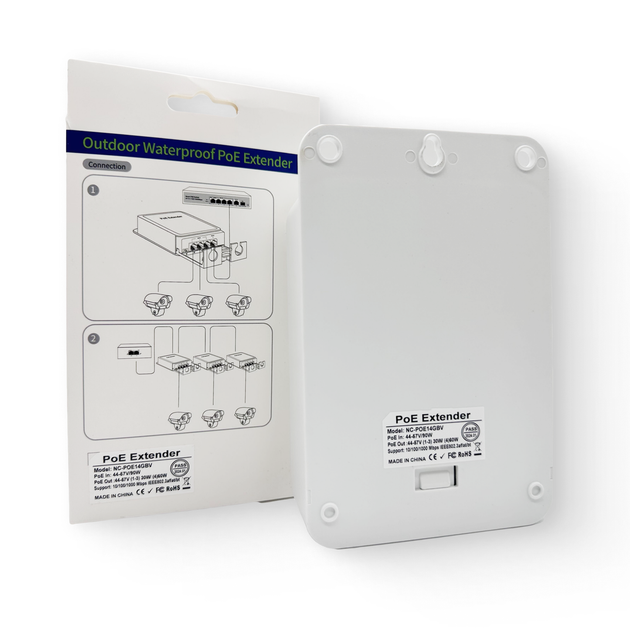 Гигабитный Poe-расширитель IP65 DL-POE14GBV, стандарт IEEE802.3af/at, удлинитель PoE - изображение 4