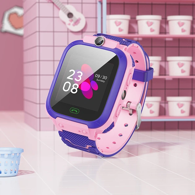 Детские смарт-часы HOCO Y105 1.44'' 36mm 400mAh children phone watch Pink (6942007658652) - изображение 3