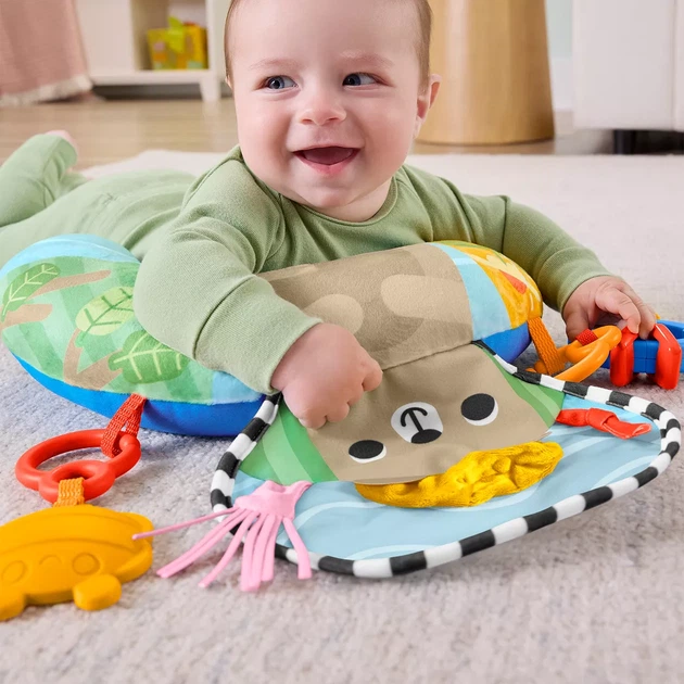 Подушка для игры на животике Fisher Price Нежный мишка (JHB44) - изображение 7
