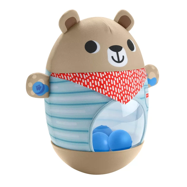 Іграшка Fisher Price Ведмедик-неваляйко (JLB83) - Фото 2 Іграшка Fisher Price Ведмедик-неваляйко (JLB83) - зображення 2