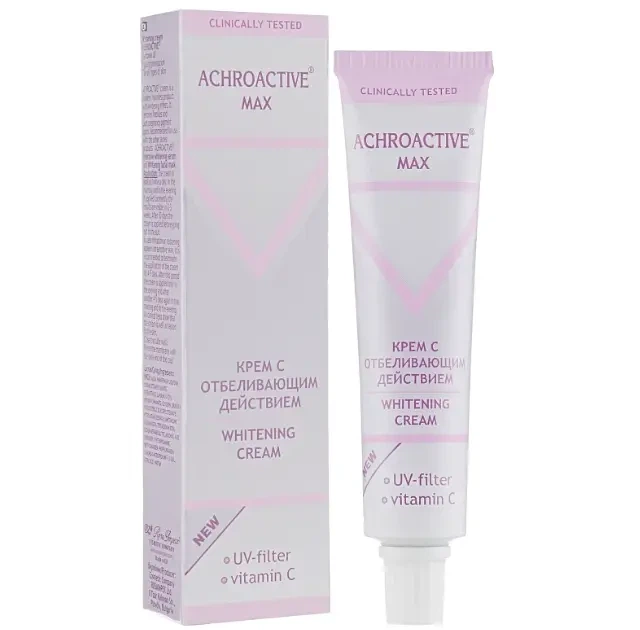 Отбеливающий крем для лица Achroactive Max Whitening Cream (Ахроактив) - Фото 1 Отбеливающий крем для лица Achroactive Max Whitening Cream (Ахроактив) - изображение 1