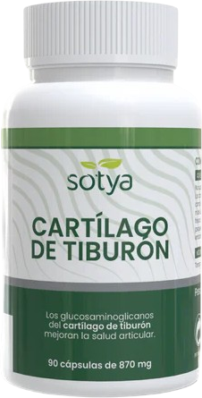Дієтична добавка Sotya Cartilago de Tiburon 90 капсул (8427483008712) - Фото 1 Дієтична добавка Sotya Cartilago de Tiburon 90 капсул (8427483008712) - зображення 1