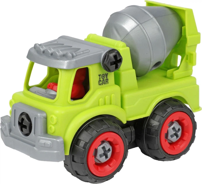 Zestaw pojazdów budowlanych Toi-Toys 4 szt 2420951 (8714627000795) - obraz 3