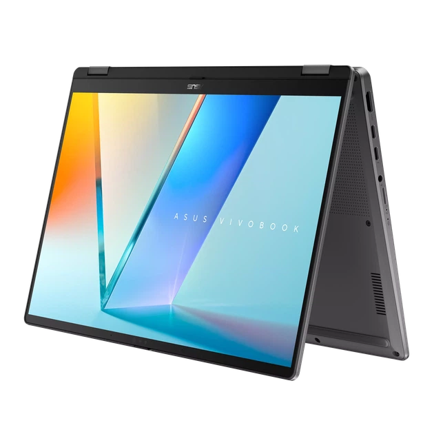 Ноутбук ASUS VivoBook 14 Flip / 2-in-1/ 14" Oled/ Intel Core 5 226V/ RAM 16 Gb/SSD 512Gb/Matte Gray - Фото 5 Ноутбук ASUS VivoBook 14 Flip / 2-in-1/ 14" Oled/ Intel Core 5 226V/ RAM 16 Gb/SSD 512Gb/Matte Gray - зображення 5