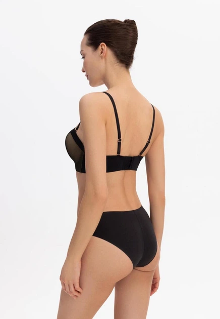 Комплект жіночої білизни бюстгальтер балконет Collection Just Deliht Marc&Andre S21-0450-BNM-SYk 80D-L Чорний - зображення 5