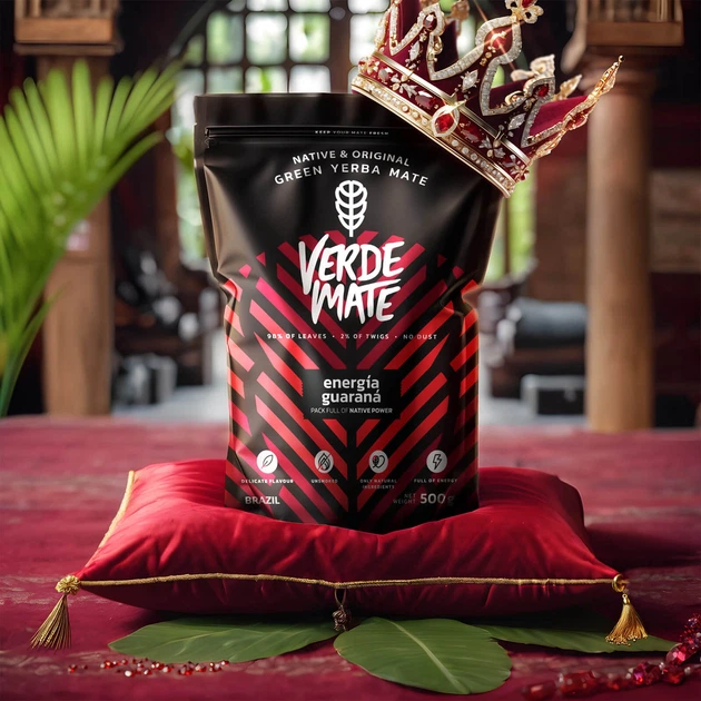 Набор 2 шт. чай мате Verde Mate Green Energia Guarana 500 г, бразильский мате с гуараной и ягодами годжи - изображение 3