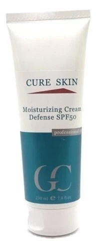 Зволожуючий крем SPF-50 Cure Skin Moisturizing Cream Defense SPF-50 230 мл - Фото 1 Зволожуючий крем SPF-50 Cure Skin Moisturizing Cream Defense SPF-50 230 мл - зображення 1