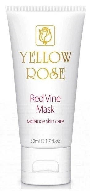Маска с полифенолами красного винограда Yellow Rose Red Vine Face Mask 50 мл - Фото 1 Маска с полифенолами красного винограда Yellow Rose Red Vine Face Mask 50 мл - изображение 1