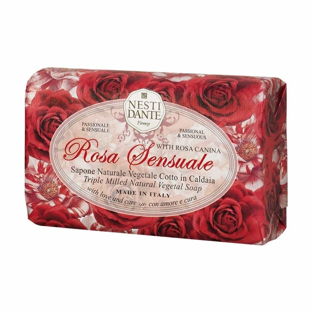 Мило Чутлива Роза Nesti Dante Le Rose Rosa Sensuale 150 г - Фото 1 Мило Чутлива Роза Nesti Dante Le Rose Rosa Sensuale 150 г - зображення 1