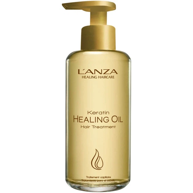 Кератиновый эликсир для волос L'anza Lanza Keratin Healing Oil Hair Treatment 185 мл - Фото 1 Кератиновый эликсир для волос L'anza Lanza Keratin Healing Oil Hair Treatment 185 мл - изображение 1