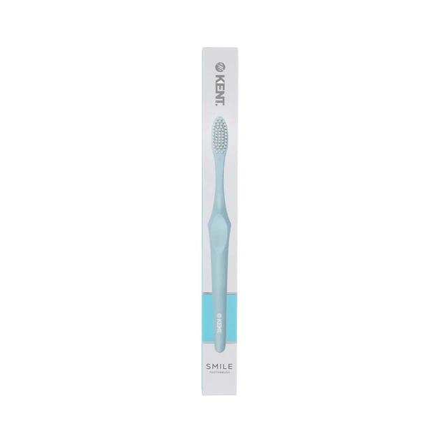 Зубна щітка Kent SMILE Super Soft (блакитна) - Фото 2 Зубна щітка Kent SMILE Super Soft (блакитна) - зображення 2