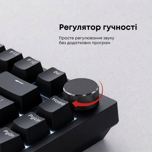 Клавиатура проводная Ajazz AK820 Red Switch USB-C Black (AK820-R-B) - Фото 16 Клавиатура проводная Ajazz AK820 Red Switch USB-C Black (AK820-R-B) - изображение 16