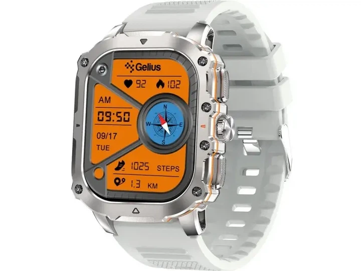 Смарт-годинник Gelius Pro GP-SW016 (Tactical Heavy) Silver Titan - изображение 9