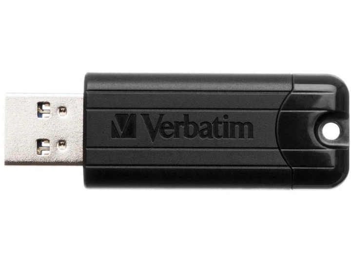 USB флеш накопичувач Verbatim 32 GB Flash Drive USB3.0 STORENGO PINSTRIPE BLACK (49317) - изображение 2