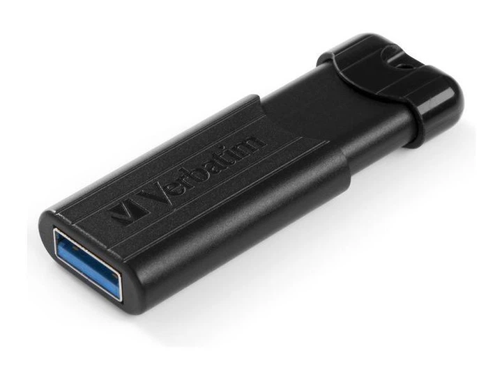 USB флеш накопичувач Verbatim 32 GB Flash Drive USB3.0 STORENGO PINSTRIPE BLACK (49317) - изображение 3