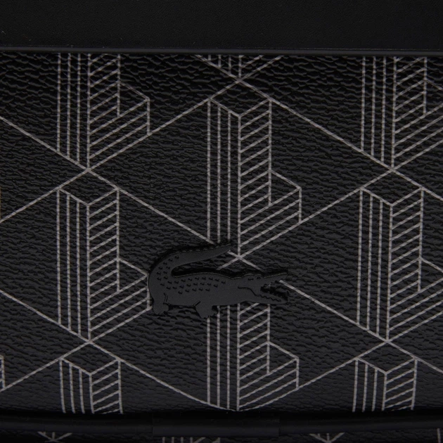 Чоловіча сумка через плече з логотипом LACOSTE Crossbody NH3650LX.H45 Чорний - зображення 4