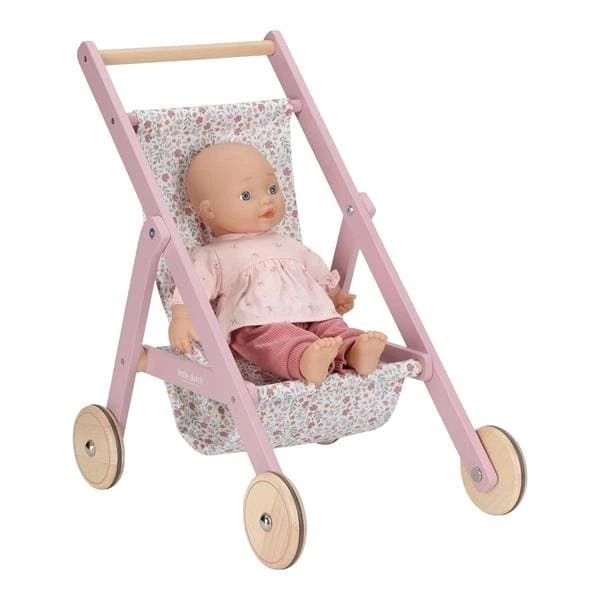 Drewniany wózek dla lalek Little Dutch FSC (LD2518) (8713291225183) - obraz 5