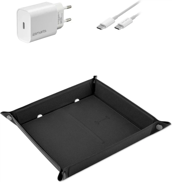 Stacja ładowania 4smarts SmartTray Ladeset Czarna (4252011912520) - Zdjęcie 1 Stacja ładowania 4smarts SmartTray Ladeset Czarna (4252011912520) - obraz 1