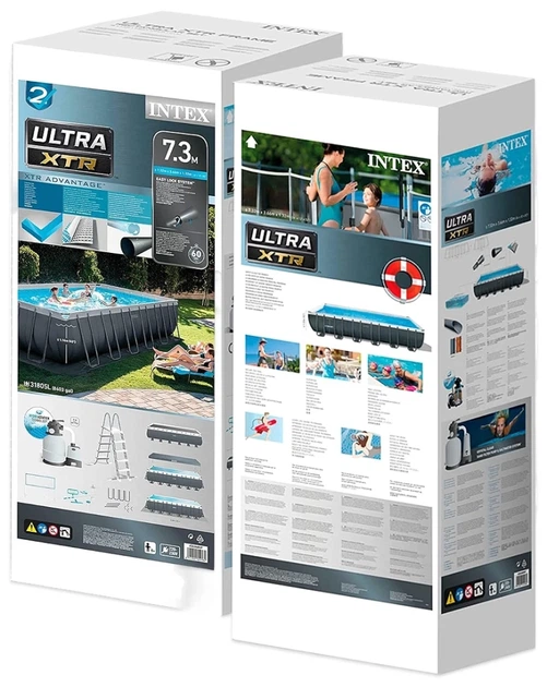 Каркасний басейн Intex 732x366x132 см - зображення 6