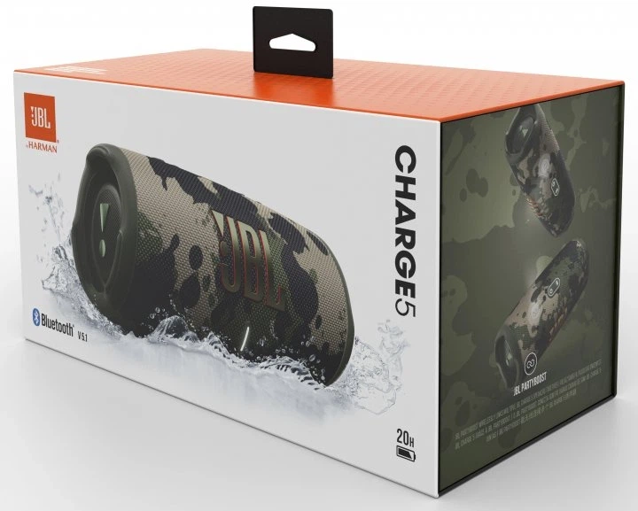 Портативна акустика JBL Charge 5 Squad (JBLCHARGE5SQUAD) - Фото 2 Портативна акустика JBL Charge 5 Squad (JBLCHARGE5SQUAD) - изображение 2