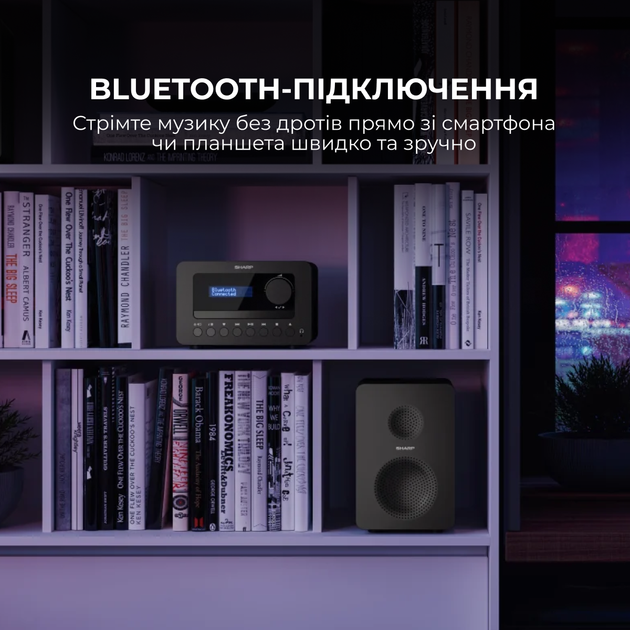 Музичний центр Sharp XL-B520D(BK) Black - зображення 7