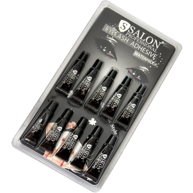 Клей для накладных ресниц Salon Professional черный, 10 шт × 1 г - изображение 2