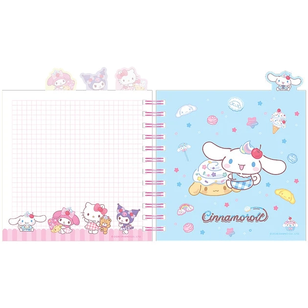 Блокнот з розділювачами на спіралі Hello Kitty HK26-278, 80 аркушів, клітинка, пластикова обкладинка - Фото 5 Блокнот з розділювачами на спіралі Hello Kitty HK26-278, 80 аркушів, клітинка, пластикова обкладинка - изображение 5