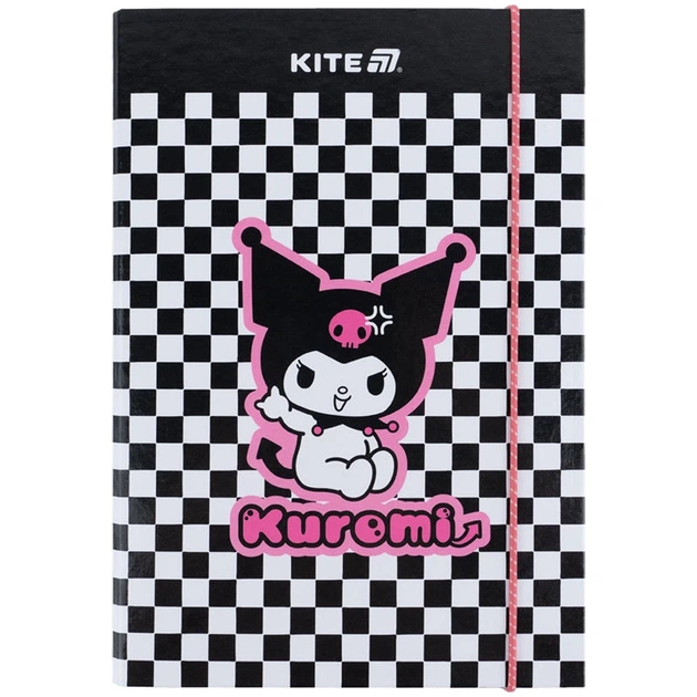 Папка для зошитів на гумці Kite Kuromi HK25-210-3, картон - зображення 2