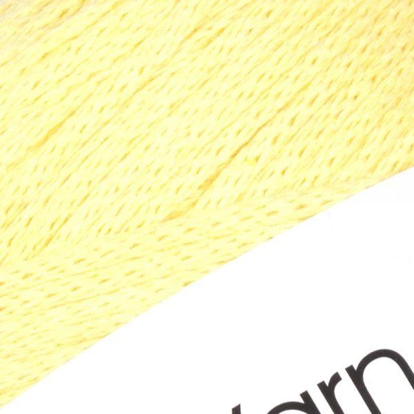 Шнур плетений YarnArt macrame cotton 2мм світло-жовтий (№754) - изображение 3