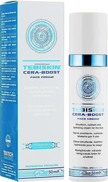 Питательный смягчающий крем Tebiskin Cera-Boost Cream 50 мл - Фото 1 Питательный смягчающий крем Tebiskin Cera-Boost Cream 50 мл - изображение 1