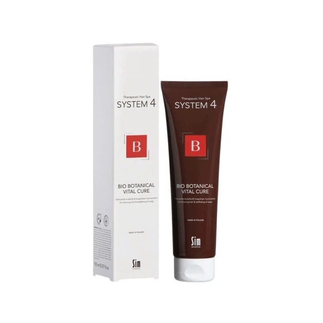 Бальзам для кожи головы от выпадения волос Sim Sensitive System 4 BB Vital Cure 150 мл - Фото 1 Бальзам для кожи головы от выпадения волос Sim Sensitive System 4 BB Vital Cure 150 мл - изображение 1