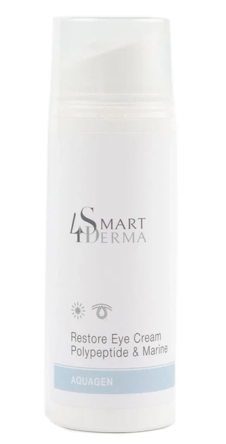 Увлажняющий дренажный крем от темных кругов и отеков Smart4Derma Restore Eye Cream Polypeptide&Marine 30 мл - Фото 1 Увлажняющий дренажный крем от темных кругов и отеков Smart4Derma Restore Eye Cream Polypeptide&Marine 30 мл - изображение 1