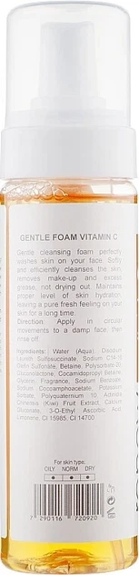 Мягкая пенка для умывания с витамином С Renew Gentle Foam Vitamin C 220 мл - изображение 2