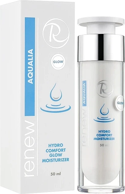 Зволожуючий крем з ілюмінуючим ефектом Renew Aqualia Hydro Comfort Glow Moisturizer 50 мл - зображення 2
