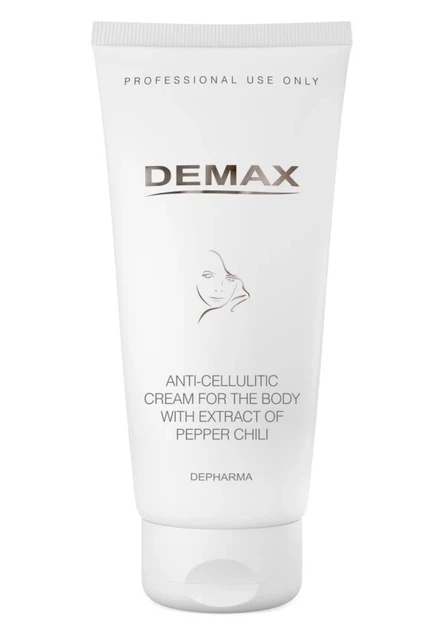 Антицеллюлитный крем для тела с экстрактом перца Чили Demax Anti-Cellulitic Cream for Body with Extract of Pepper Chilli 200 мл - Фото 1 Антицеллюлитный крем для тела с экстрактом перца Чили Demax Anti-Cellulitic Cream for Body with Extract of Pepper Chilli 200 мл - изображение 1