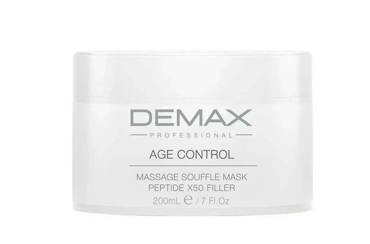 Пептидна масажна маска-філер Х50 Demax Age Control Massage Souffle Mask Peptide X50 200 мл - Фото 1 Пептидна масажна маска-філер Х50 Demax Age Control Massage Souffle Mask Peptide X50 200 мл - зображення 1