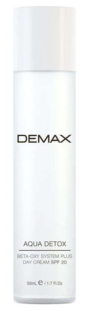Дневной крем «Аква детокс» SPF 20 Demax Aqua Detox Beta-Oxy System Plus Day Cream SPF 20 50 мл - Фото 1 Дневной крем «Аква детокс» SPF 20 Demax Aqua Detox Beta-Oxy System Plus Day Cream SPF 20 50 мл - изображение 1