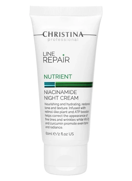 Ночной крем для лица с ниацинамидом Christina Line Repair Nutrient Niacinamide Night Cream 60 мл - Фото 1 Ночной крем для лица с ниацинамидом Christina Line Repair Nutrient Niacinamide Night Cream 60 мл - изображение 1