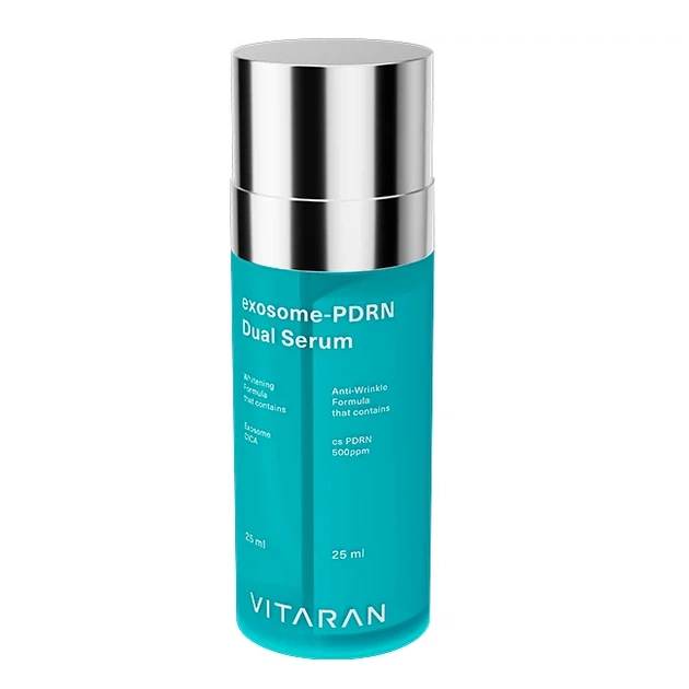 Двойная сыворотка с экзосомами и ПДРН Vitaran Exosome PDRN dual serum 50 мл - изображение 3