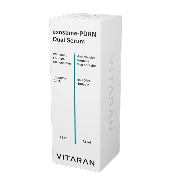 Двойная сыворотка с экзосомами и ПДРН Vitaran Exosome PDRN dual serum 50 мл - изображение 5