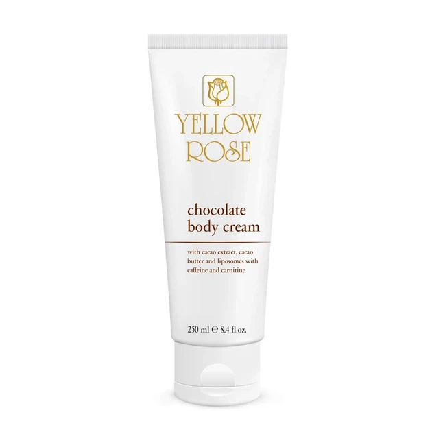 Шоколадный тонизирующий массажный крем для тела Yellow Rose Chocolate body cream 250 мл - Фото 1 Шоколадный тонизирующий массажный крем для тела Yellow Rose Chocolate body cream 250 мл - изображение 1