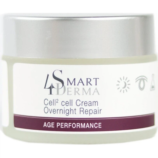 Хронобіологічний енергетичний нічний ліфтинг-крем Smart4Derma Cell2cell cream overnight repair 50 мл - Фото 1 Хронобіологічний енергетичний нічний ліфтинг-крем Smart4Derma Cell2cell cream overnight repair 50 мл - зображення 1