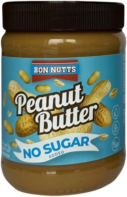 Арахисовая паста мягкая без сахара Bon Nutts Peanut Butter Creamy 340 г (3770015887367) - Фото 1 Арахисовая паста мягкая без сахара Bon Nutts Peanut Butter Creamy 340 г (3770015887367) - изображение 1